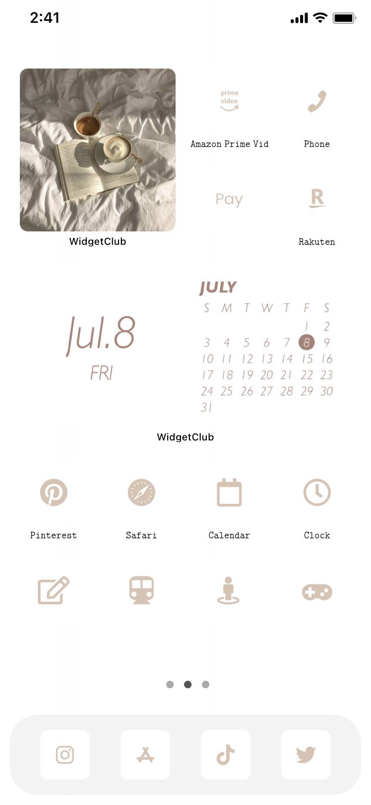 simple beige☕️‪ 𓈒𓂂𓏸Home Screen ideas[yitvYRaQMSC0BqURAgaD]