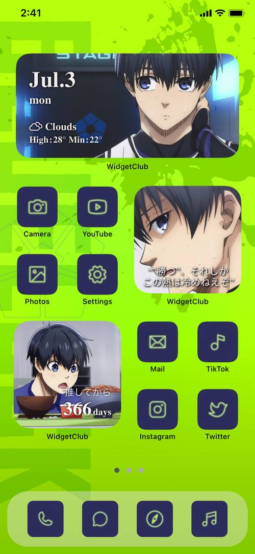 【ブルーロック】潔世一のスマホきせかえテンプレート（壁紙・アイコン・ウィジェット） Home Screen ideas[crGXHDHWOv2v9w6NQRIF]