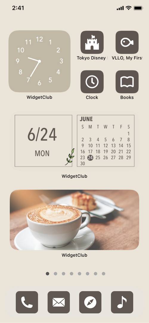 minimalist cafe theme Home Screen ideas[q8a5Mv2j8R45v1kEiI10]