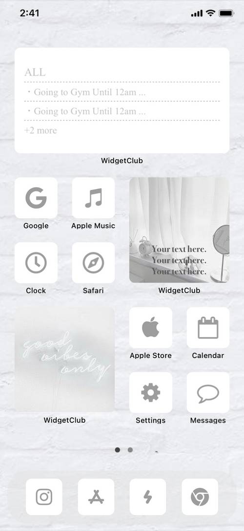 W.H.I.T.E Home Screen ideas[4T3DpKWwS5gjvZYiFPbg]