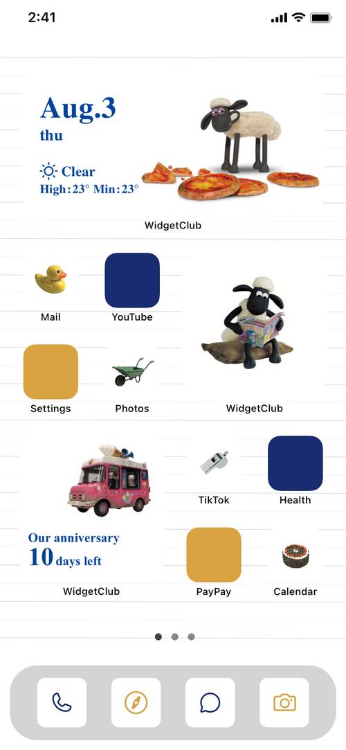 ひつじのショーン公式スマホきせかえVol.1 Home Screen ideas[0nIsF065sfUTBjRkaKEu]