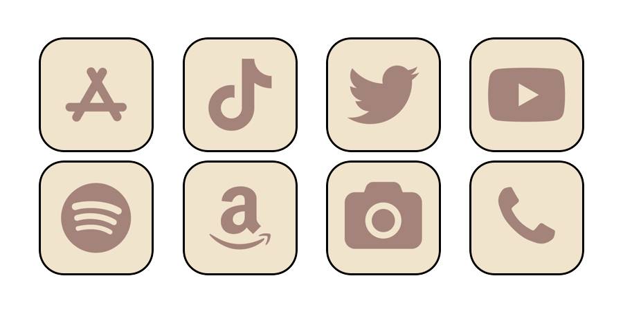 ナチュラル App Icon Pack[pYSnsOA18XhIJqCaFqPo]