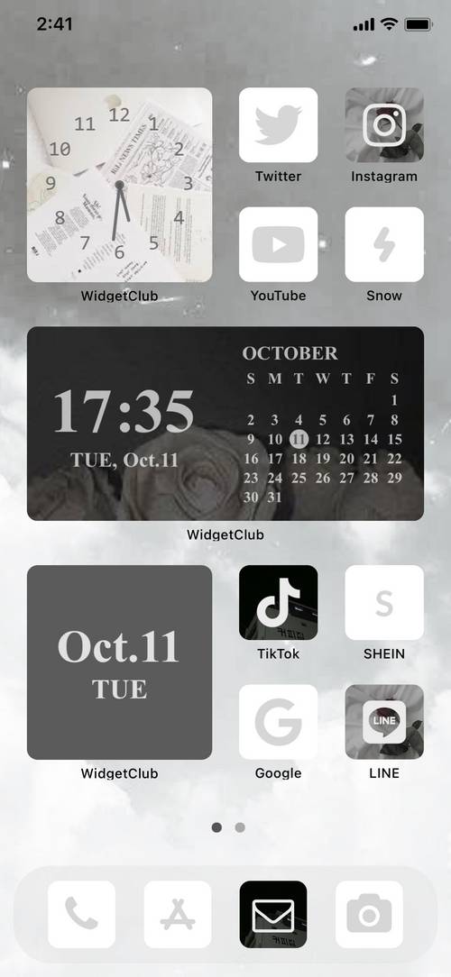 Gray Home Screen ideas[7MeMpLxOGWJgiZmUBda6]