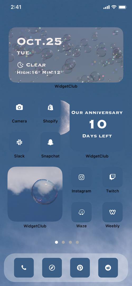 blue luna home screen theme🌙 Home Screen ideas[Oa9sdtNFOtO4R6KJlDH7]