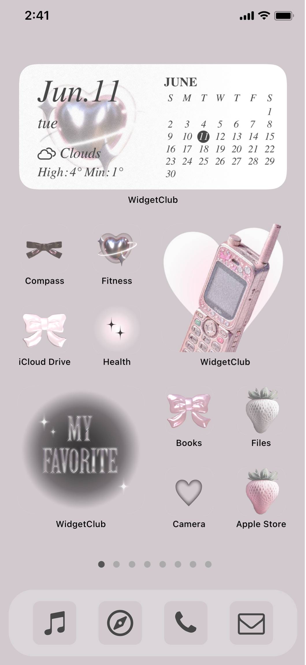 Pink&gray girlyHome Screen ideas[vqxC2oI4yZGdX6wfpJzD]