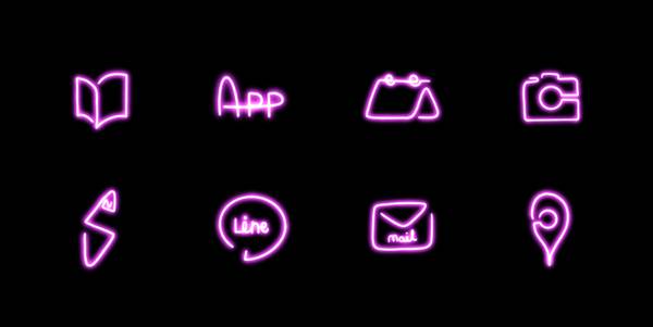 ネオン App Icon Pack[0ObrmkzTrpcvRBesN8P3]