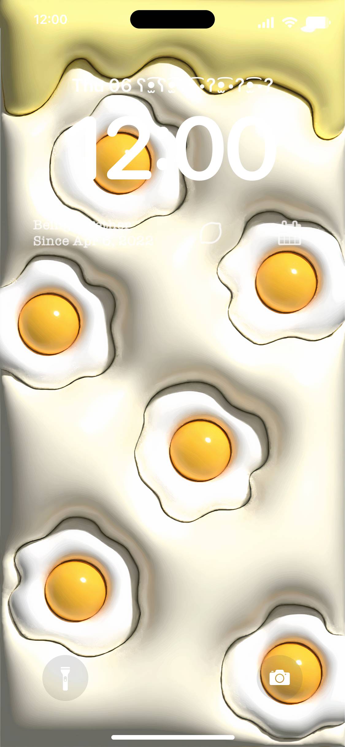 egg & yellow mellow 3d lock screen Lockscreen[eualikszK603zRo4FHtT]