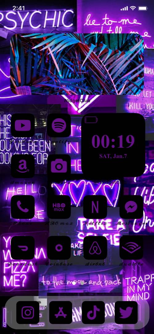 Purple Home Screen ideas[Zh7ylgfA1g6i3S3EArRy]