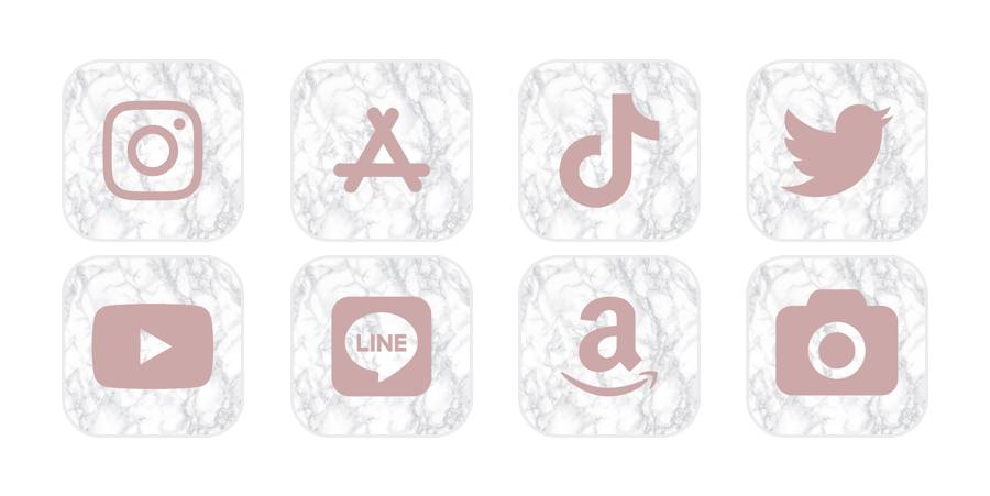 大理石 App Icon Pack[4DWHcEcqrGVnDn6Bud4M]