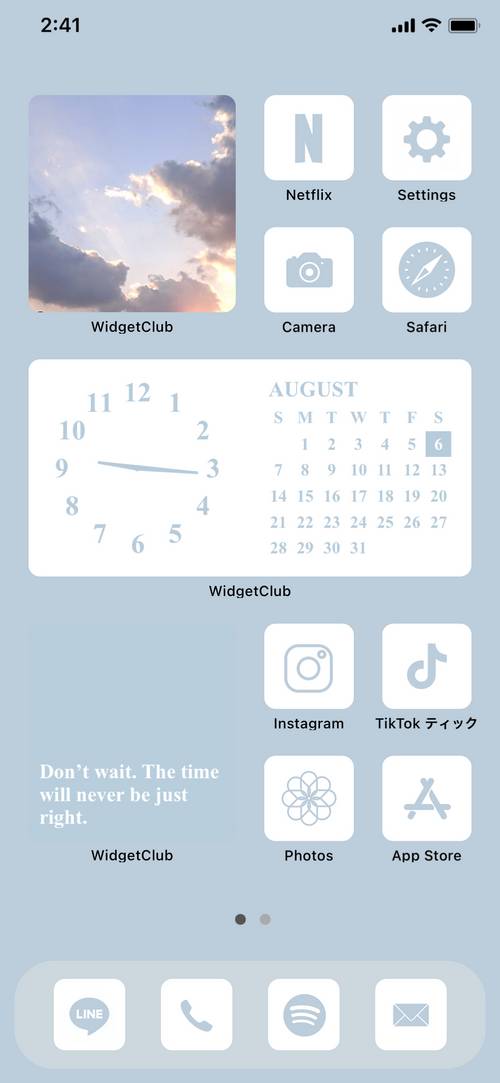 くすみブルー Home Screen ideas[w8rL4U6b3QcGjIZjcbY5]