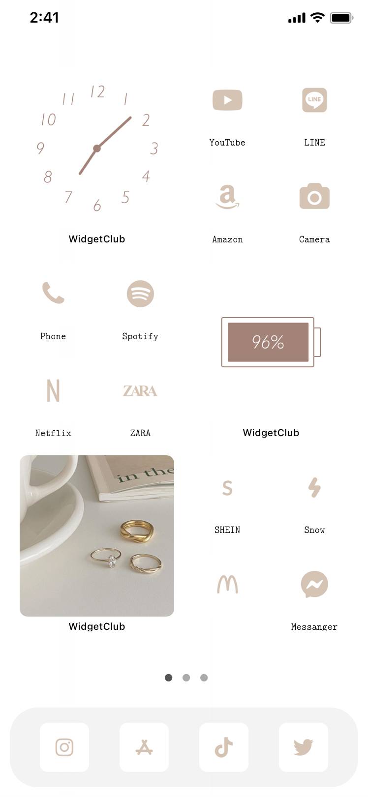 simple beige☕️‪ 𓈒𓂂𓏸Home Screen ideas[yitvYRaQMSC0BqURAgaD]