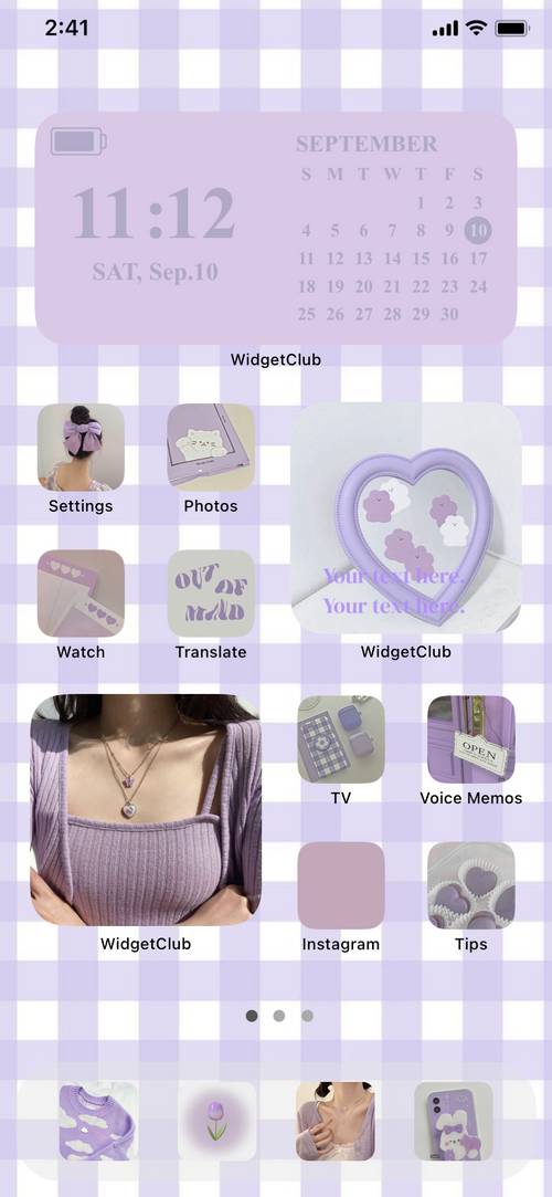 purple Home Screen ideas[1b6kB52Ojf7xsJT2L8pK]