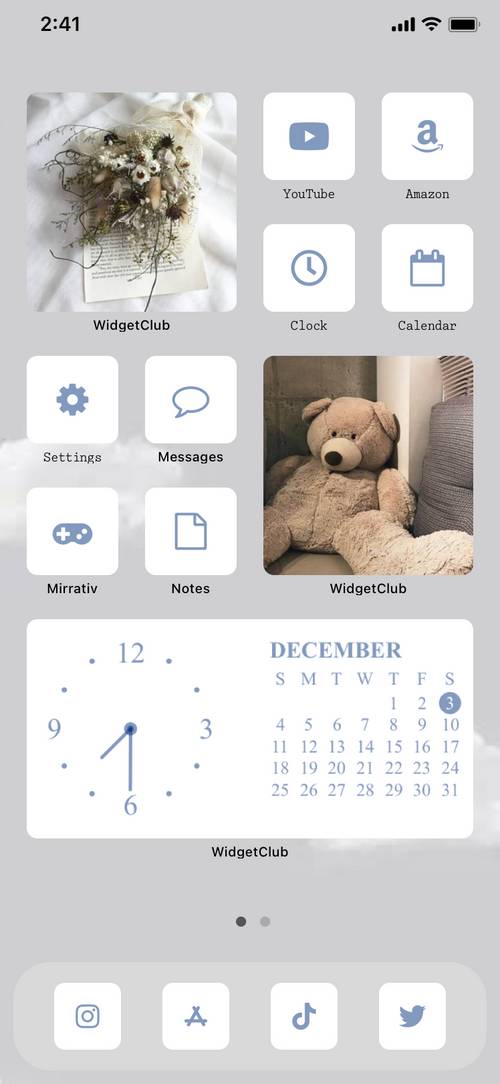 くすみブルー Home Screen ideas[JCqJ9WKu7zaQfsX61dsG]