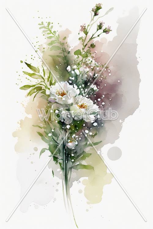 Colorful Floral Art Design