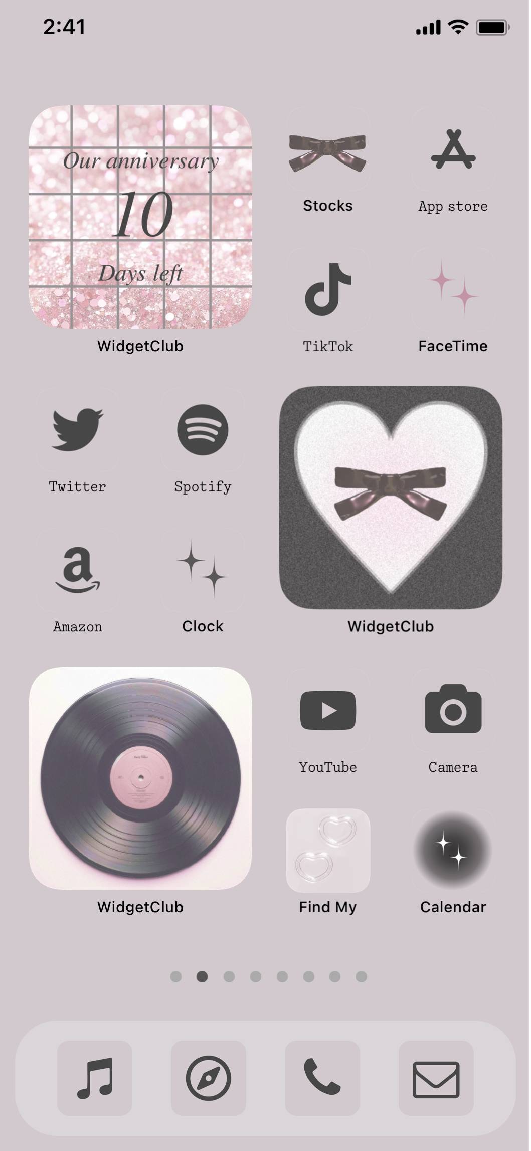 Pink&gray girlyHome Screen ideas[vqxC2oI4yZGdX6wfpJzD]