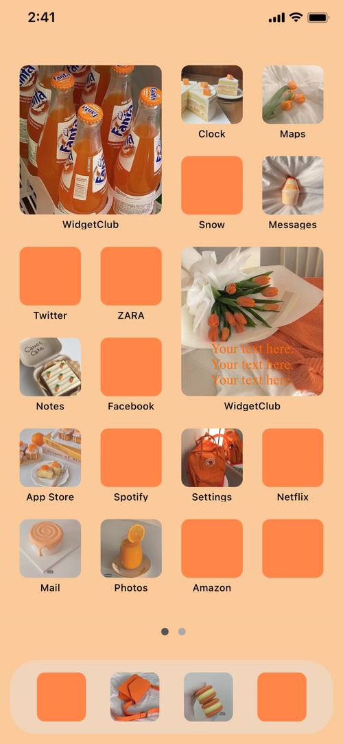 🍊Orange🍊 Home Screen ideas[ouEcB9gFovD2hHGxxGYn]