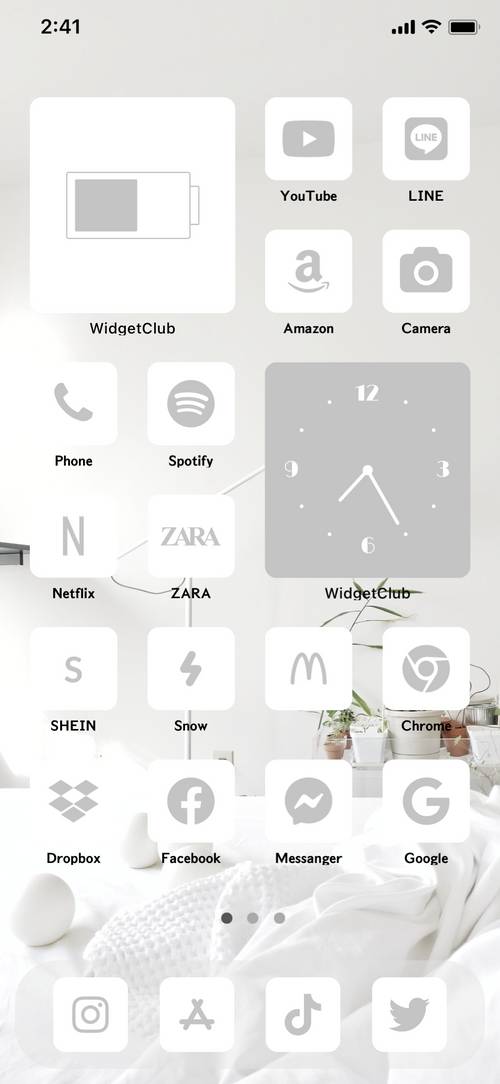 白 Home Screen ideas[KsTAY0WqaincK9BYiJum]