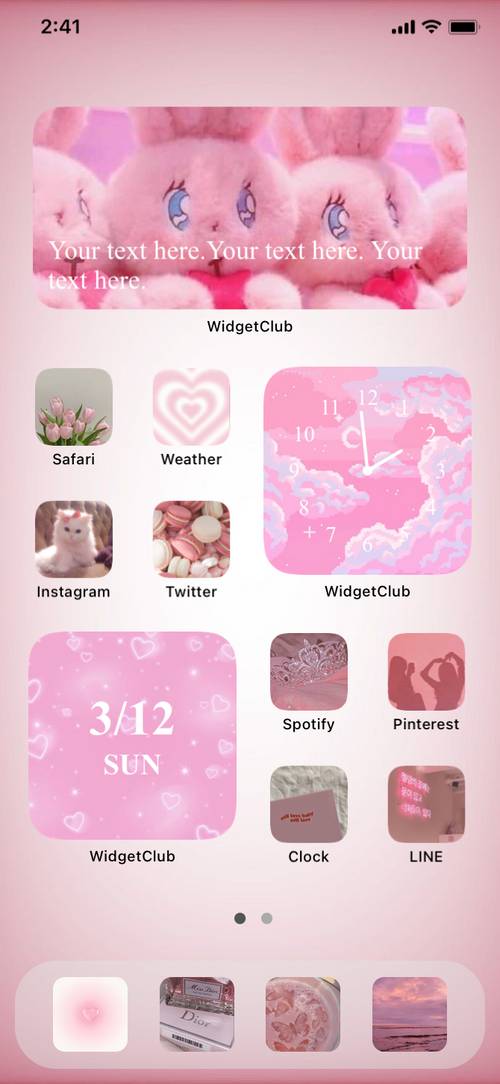 pink🎀 Home Screen ideas[QOfSGI2ZcxC8zUrMskUJ]