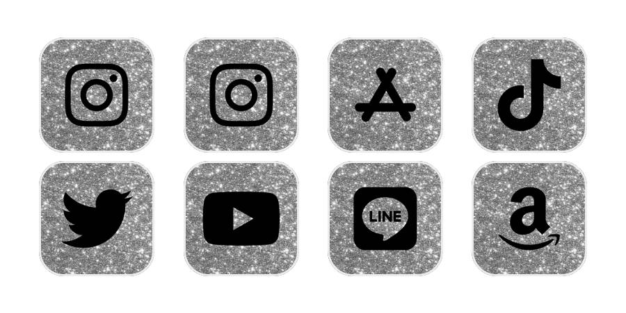 Sliver glitter App Icon Pack[ioMCT0mTWtubYjmBVXUu]