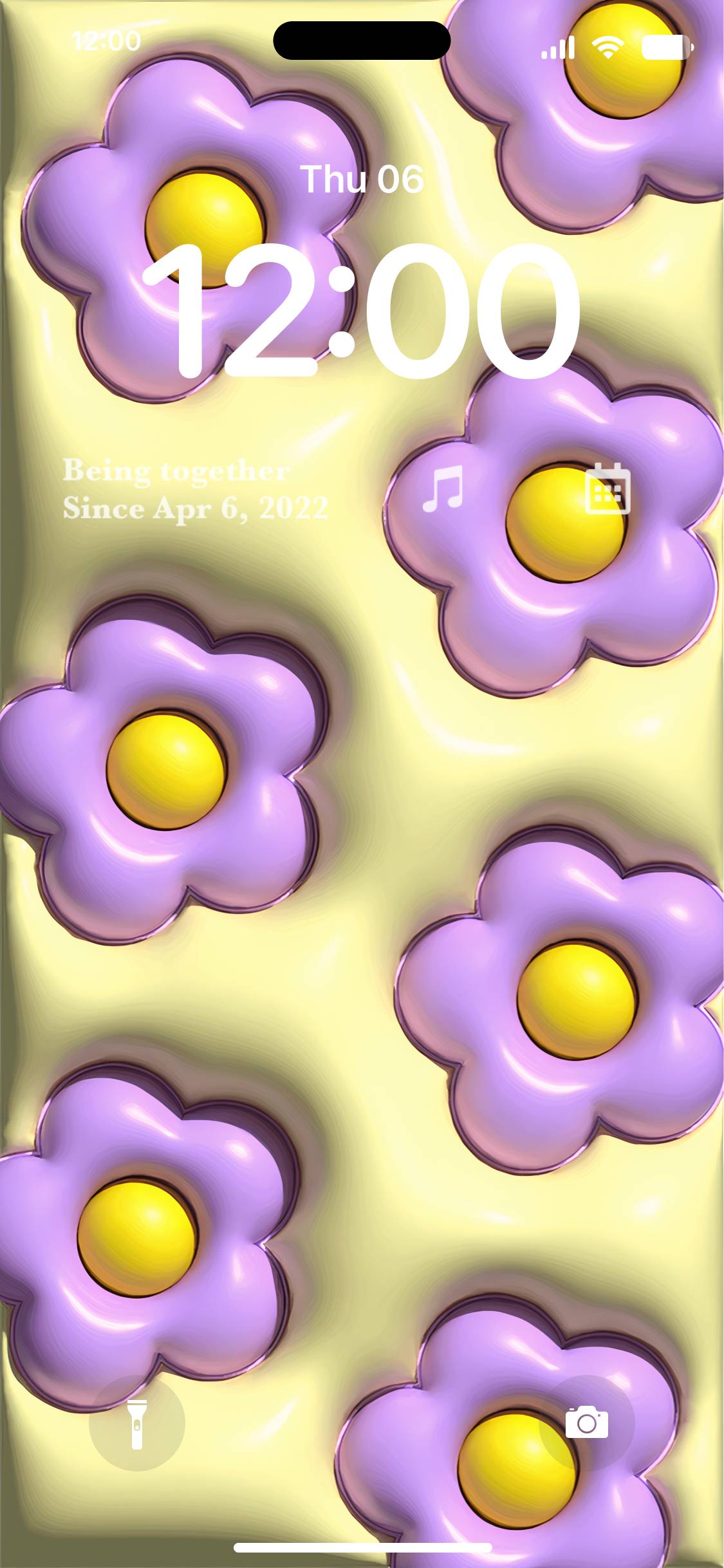 yellow & purple 3D lock screen Lockscreen[yvtBzfsVrg1NdZDAJ50S]