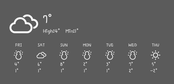 Gray Weather Widget ideas[templates_PEA0dpFTgbdKE1FVUtwD_AD280384-C731-4BE2-A60C-70B59E4C76CF]