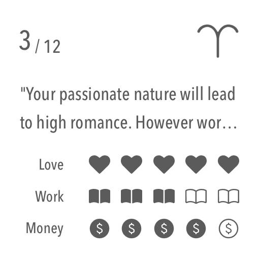 Simple Horoscope Widget ideas[templates_AYWytpR4OXreIPfk0e2E_FF63B5C0-248F-42ED-B0D0-2843573B6421]